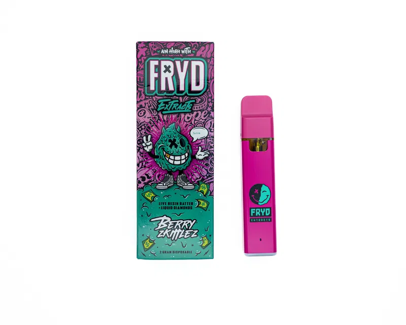Fryd Berry Zkittlez 2g Disposable Vape – Sweet Berry Candy Sativa with Live Resin