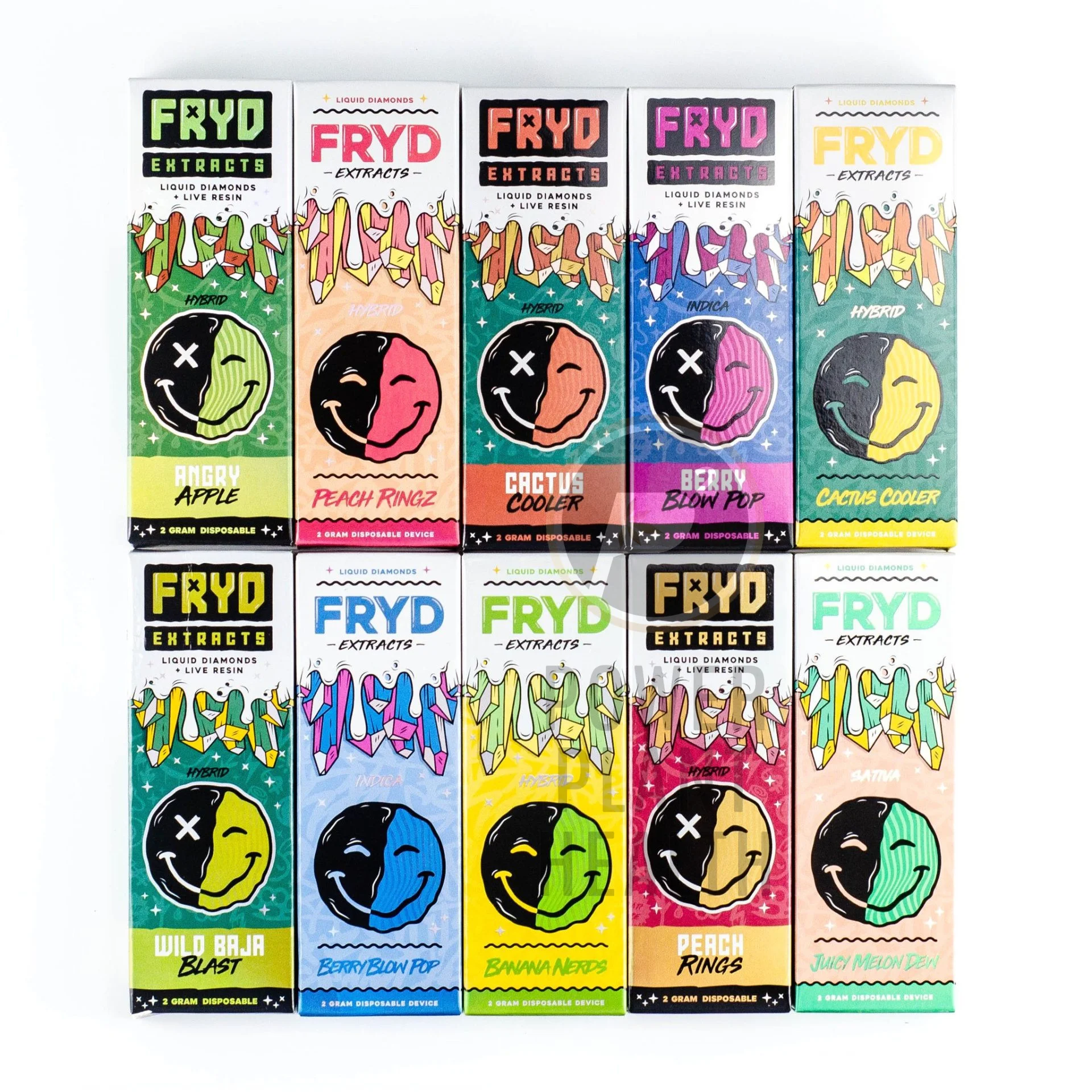 Fryd Extracts Assorted 2g Disposable Vapes – Full Flavor Lineup with Liquid Diamonds and Live Resin