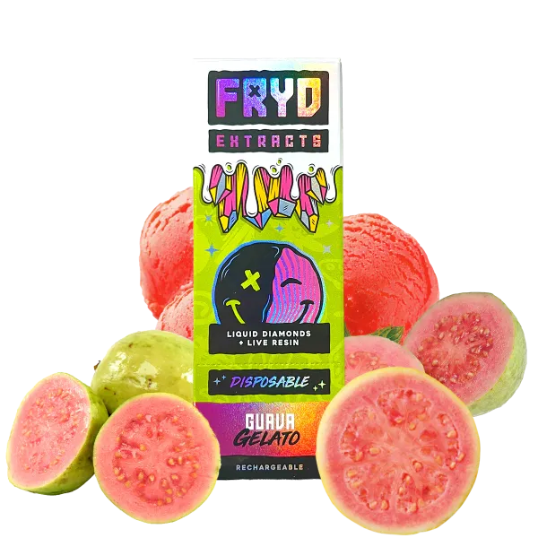 Fryd Guava Gelato 2g Disposable Vape – Tropical Sweetness with Live Resin and Liquid Diamonds