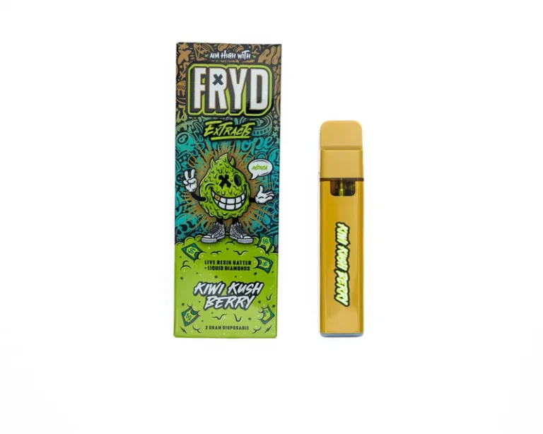 Fryd Kiwi Kush Berry 2g Live Resin Disposable Vape – Hybrid Blend with Liquid Diamonds
