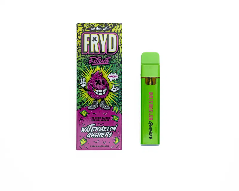 Fryd Watermelon Gushers 2g Disposable Vape – Juicy Hybrid with Live Resin and Liquid Diamonds